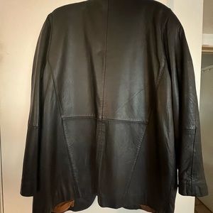 Sawyer of Napa butter soft lined leather blazer!